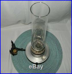 VTG ALADDIN CABOOSE KEROSENE MANTLE LAMP With MOUNTING BRACKET & GLASS CHIMNEY