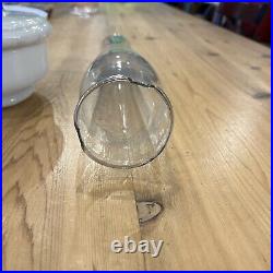 VTG ALADDIN MODEL B WHITE Milk Glass OIL KEROSENE LAMP 19.5 Shelf