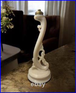 VTG Aladdin Alacite Uranium Glass Lamp Base Only