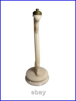 VTG Aladdin Alacite Uranium Glass Lamp Base Only