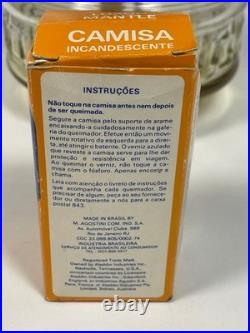 VTG Aladdin Genie III Model #23 Tall Brass Glass Oil Lamp with Extra Wick Light