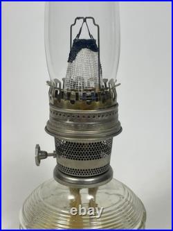 VTG Aladdin Genie III Model #23 Tall Brass Glass Oil Lamp with Extra Wick Light VTG Aladdin Genie III Model #23 Tall Brass Glass Oil Lamp with Extra Wick Light