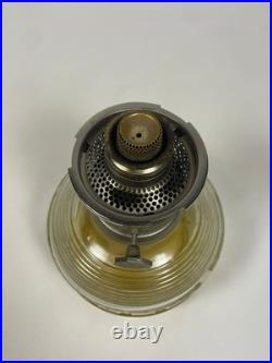 VTG Aladdin Genie III Model #23 Tall Brass Glass Oil Lamp with Extra Wick Light