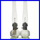 VTG Aladdin Model 23 Glass Oil Lamps Colonial Squares Pair 1 unused 20