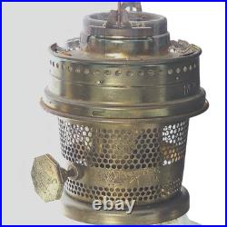 VTG Aladdin Model 23 Glass Oil Lamps Colonial Squares Pair 1 unused 20