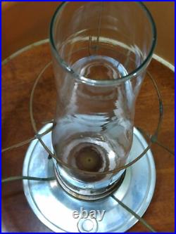 VTG Aladdin Railroad Caboose Lamp Train N&W Model 23 Shade Burner & Chimney Rare