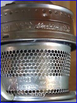 VTG Aladdin Railroad Caboose Lamp Train N&W Model 23 Shade Burner & Chimney Rare