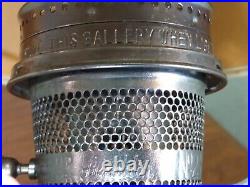 VTG Aladdin Railroad Caboose Lamp Train N&W Model 23 Shade Burner & Chimney Rare