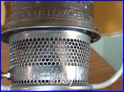 VTG Aladdin Railroad Caboose Lamp Train N&W Model 23 Shade Burner & Chimney Rare