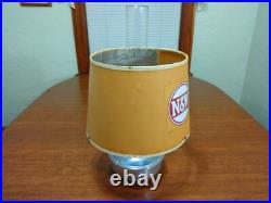 VTG Aladdin Railroad Caboose Lamp Train N&W Model 23 Shade Burner & Chimney Rare