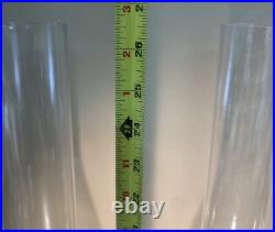 VTG Uranium Aladdin Alacite Tall Lincoln Drape Glass Model B Oil Lamps Glows Hot