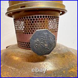 VTG or Antique Aladdin Kerosene Oil Brass Lantern Lamp Model 23 Pat 3551086