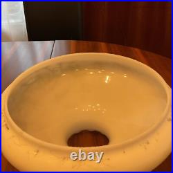 Vintage# 12 Aladdin Lamp Hand Painted Shade Egrets/water/reeds Signed Drewitz