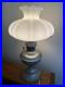 Vintage 14 Aladdin Model #11 Kerosene Oil Lamp Electrified White Melon Shade