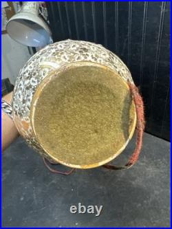 Vintage 1909 Weber Ceramic Aladdin Lamp Electric Table Lamp 22in