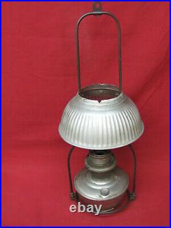Vintage 1920's 1930's Aladdin Model 12 Hanging Lamp Ceiling 2 Post Oil Kerosene