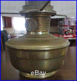 Vintage 1920's or 30's Aladdin Model 12 Bronze Oil/Kerosene Lamp