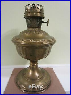 Vintage 1920s ALADDIN MODEL 7 Brass Kerosene Oil Lamp with Burner