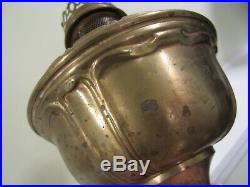 Vintage 1920s ALADDIN MODEL 7 Brass Kerosene Oil Lamp with Burner