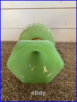 Vintage 1930's Aladdin Model B Mantle Oil Lamp Jadeite