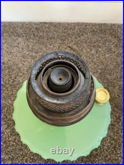 Vintage 1930's Aladdin Model B Mantle Oil Lamp Jadeite