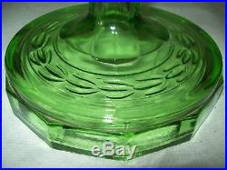 Vintage 1930's Green Washington Drape Aladdin Table oil /kerosene Lamp