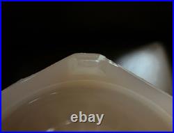 Vintage 1930s Aladdin Corinthian Lamp Rose Moonstone Glass, Electrified NO DRILL