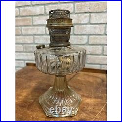 Vintage 1935 1936 Aladdin Clear Corinthian Kerosene Lamp Model B Burner