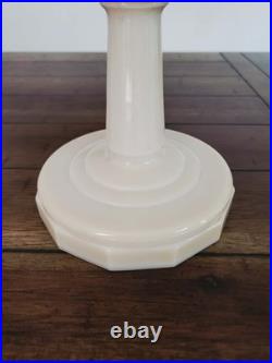 Vintage 1940's Aladdin Model B-75 Alacite Uranium Tall Lincoln Drape Oil Lamp