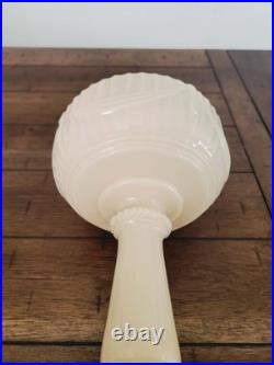 Vintage 1940's Aladdin Model B-75 Alacite Uranium Tall Lincoln Drape Oil Lamp