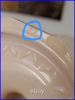 Vintage 1940's Aladdin Model B-75 Alacite Uranium Tall Lincoln Drape Oil Lamp