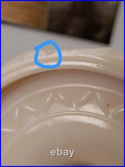 Vintage 1940's Aladdin Model B-75 Alacite Uranium Tall Lincoln Drape Oil Lamp