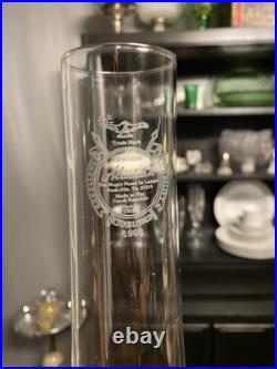 Vintage 1940s Aladdin B-75 Tall Lincoln Drape Alacite Oil Lamp -Type B / Heeless