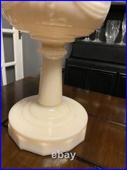 Vintage 1940s Aladdin B-75 Tall Lincoln Drape Alacite Oil Lamp -Type B / Heeless