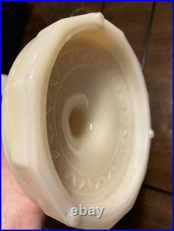 Vintage 1940s Aladdin B-75 Tall Lincoln Drape Alacite Oil Lamp -Type B / Heeless