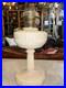 Vintage 1940s Aladdin Model B Tall Ivory Alacite Lincoln Drape Kerosene Oil Lamp