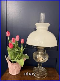 Vintage 1941 Aladdin Washington Drape Oil Lamp B 53 with Shade