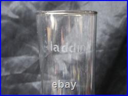 Vintage 1974 Aladdin #23 Amber Lincoln Drape Oil Lamp 24