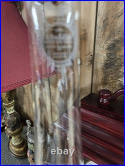 Vintage 23 Aladdin Model Nickel Kerosene Oil Lamp With original Glass Chimney