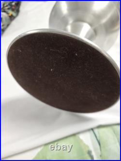 Vintage 23 Aladdin Model Nickel Kerosene Oil Lamp With original Glass Chimney