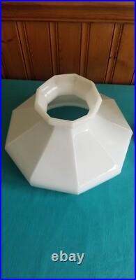 Vintage 24 Genuine Aladdin Oil Table Lamp Electrified White Milk Glass Shade