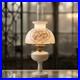 Vintage ALADDIN 1940's Alacite LINCOLN DRAPE Oil Lamp Cherub Shade, Lox Chimney