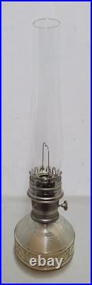 Vintage ALADDIN #23 OIL LAMP With ALADDIN GLASS CHIMNEY & MANTLE