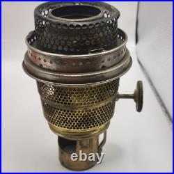 Vintage ALADDIN B-91 QUILT OIL LAMP WHITE MOONSTONE / ROSE MOONSTONE