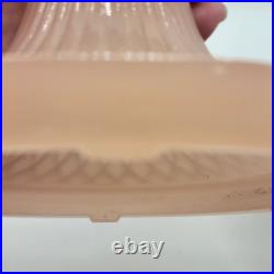 Vintage ALADDIN B-91 QUILT OIL LAMP WHITE MOONSTONE / ROSE MOONSTONE