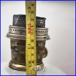 Vintage ALADDIN B-91 QUILT OIL LAMP WHITE MOONSTONE / ROSE MOONSTONE