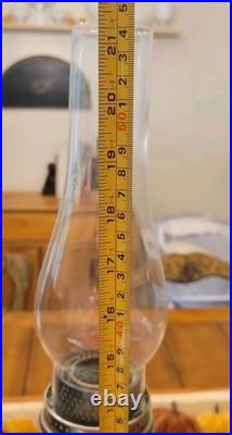 Vintage ALADDIN B-91 QUILT OIL LAMP WHITE MOONSTONE / ROSE MOONSTONE