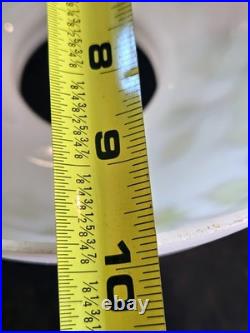 Vintage ALADDIN CORINTHIAN converted oil LAMP Model B pink moonstone roses SHADE