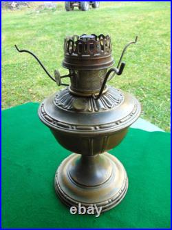 Vintage ALADDIN Fancy Brass Model 8 Oil Lamp Base with Model 11 Burner VGC