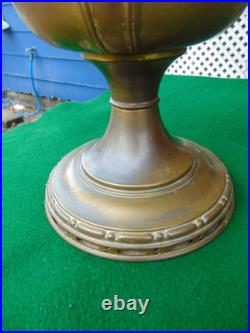 Vintage ALADDIN Fancy Brass Model 8 Oil Lamp Base with Model 11 Burner VGC